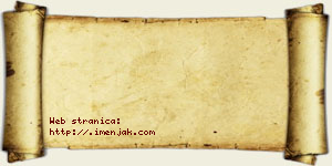 Milana Medaković vizit kartica